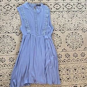 SHEIN Blue Lace Casual Dress